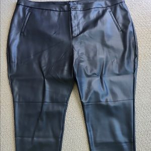 Eloquii faux leather pants